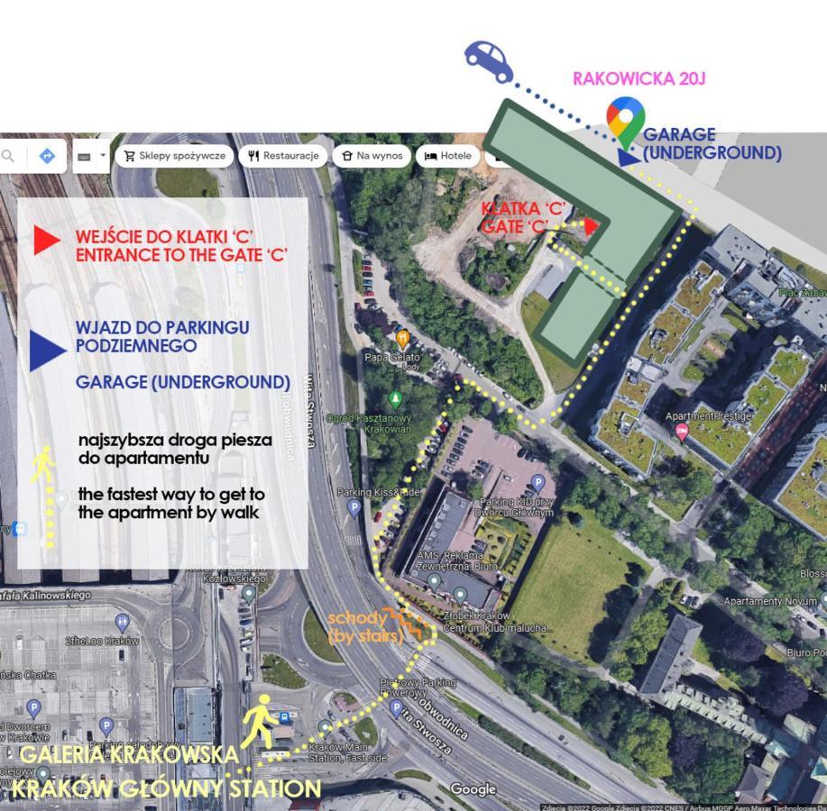 #2 Olive Apartment City Center Free Garage Краків Екстер'єр фото